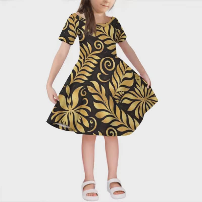 Robe courte tribale