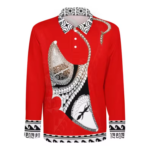 Polo homme manches longues