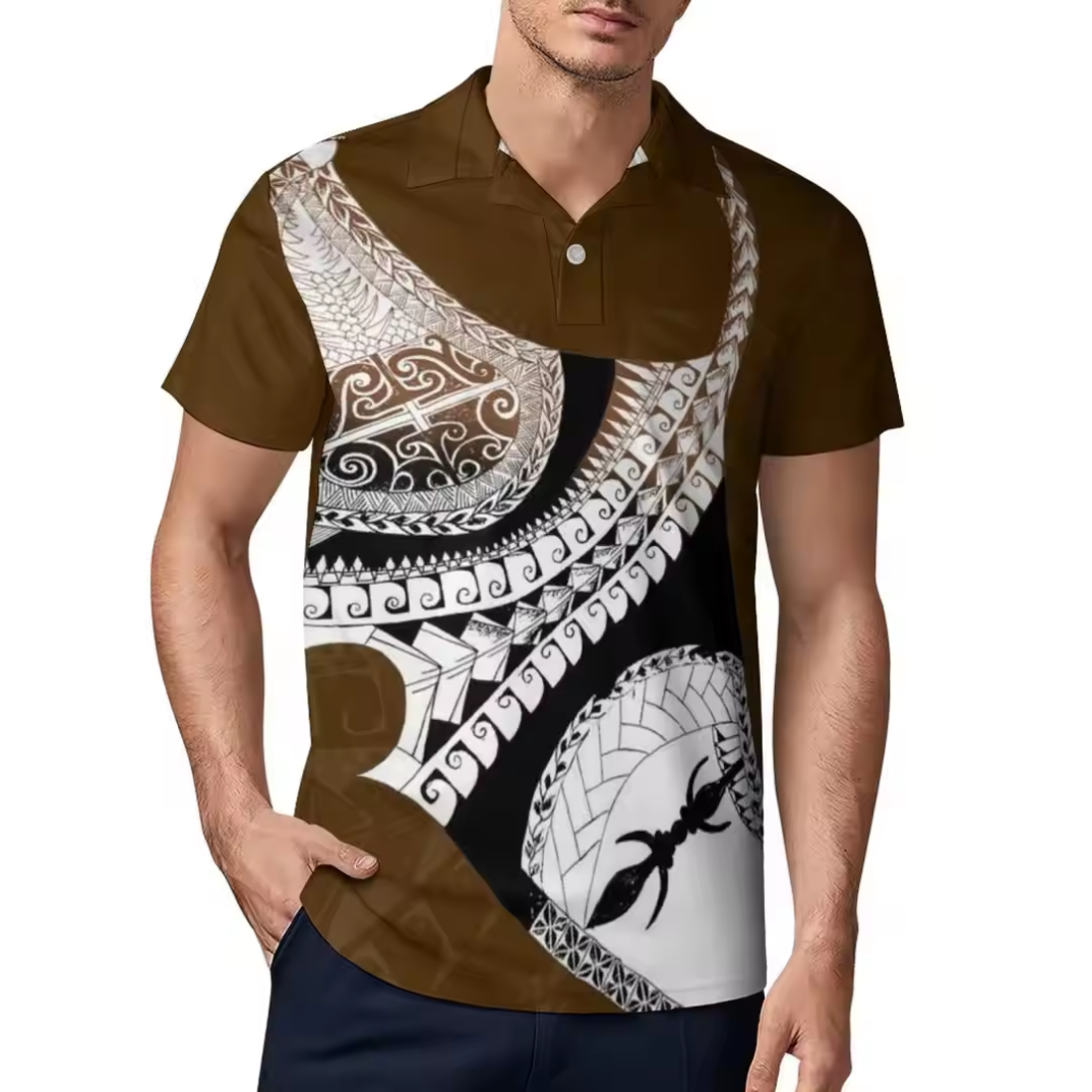 Polo homme polynésien