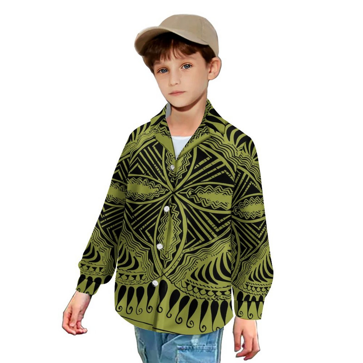Chemise enfant manches longues tapa