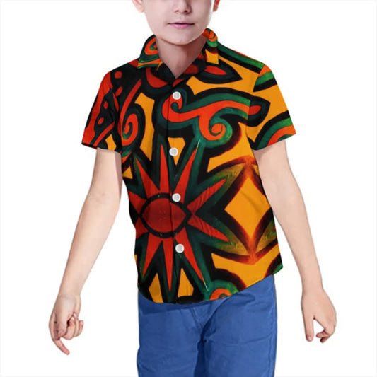 Chemise enfant art polynésien(2)