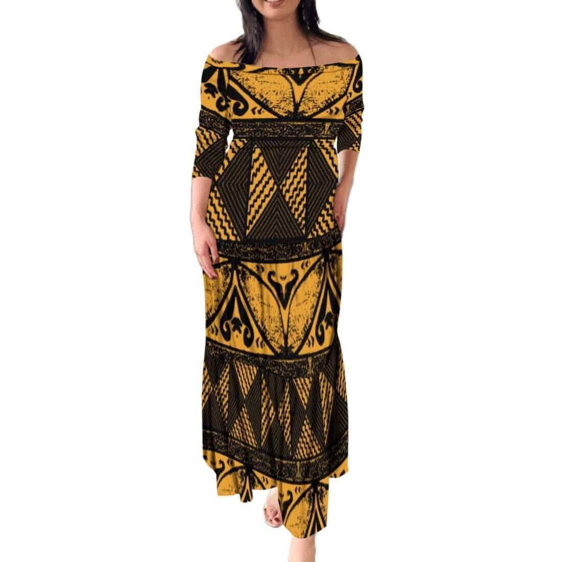 Robe longue mode tribal(3)