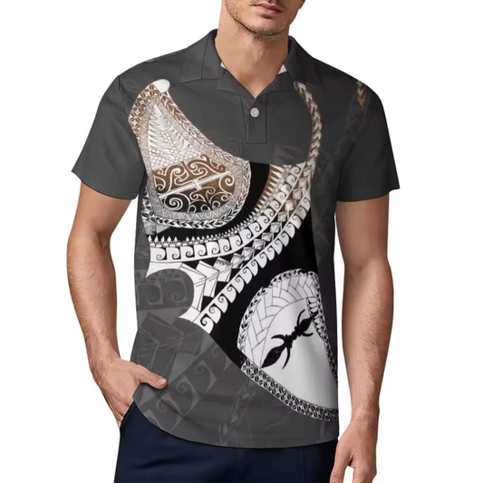 Polo homme polynésien