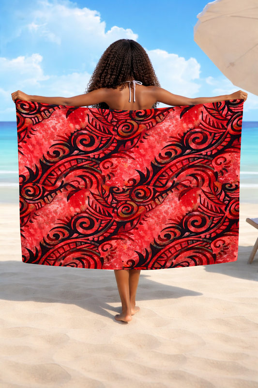 Pareo femme art polynésien