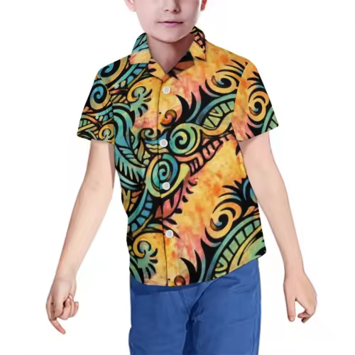 Chemise manches courtes garçon .