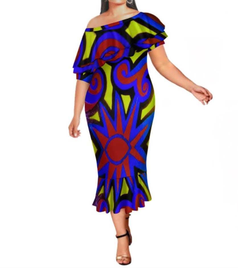 Robe longue tribal