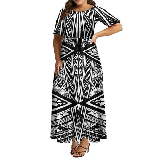 Robe femme longue tribal