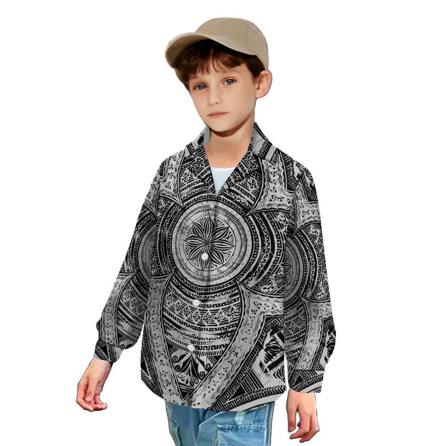 Chemise enfant manches longues tapa
