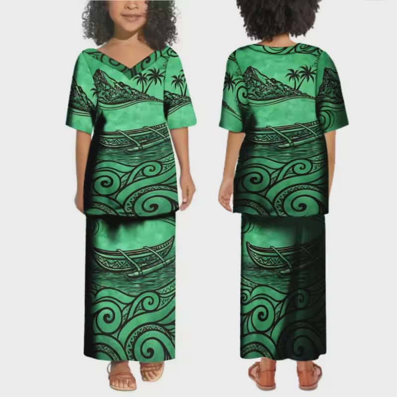 Ensemble fille tribal