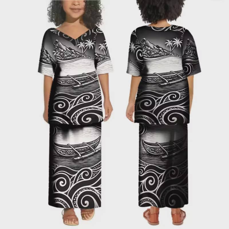 Ensemble fille tribal