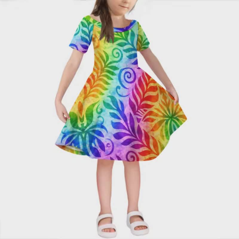 Robe courte tribale
