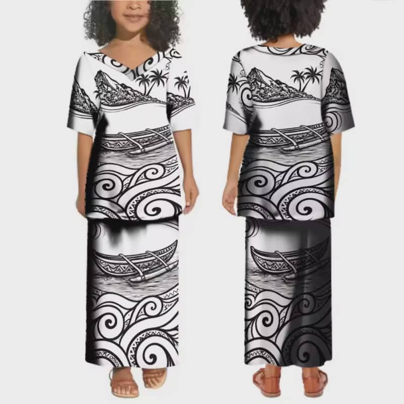 Ensemble fille tribal