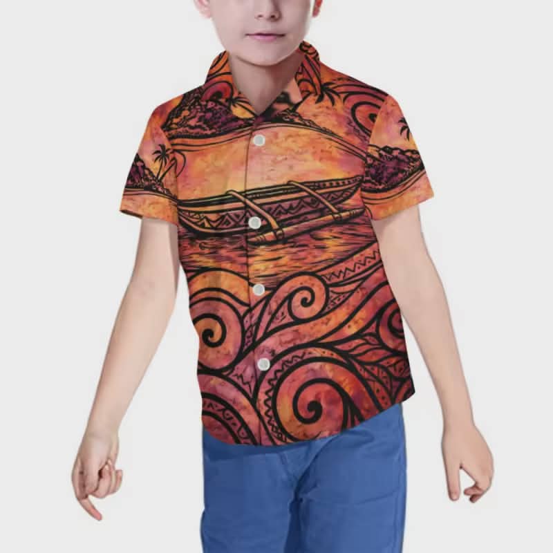 Chemise enfant tribal