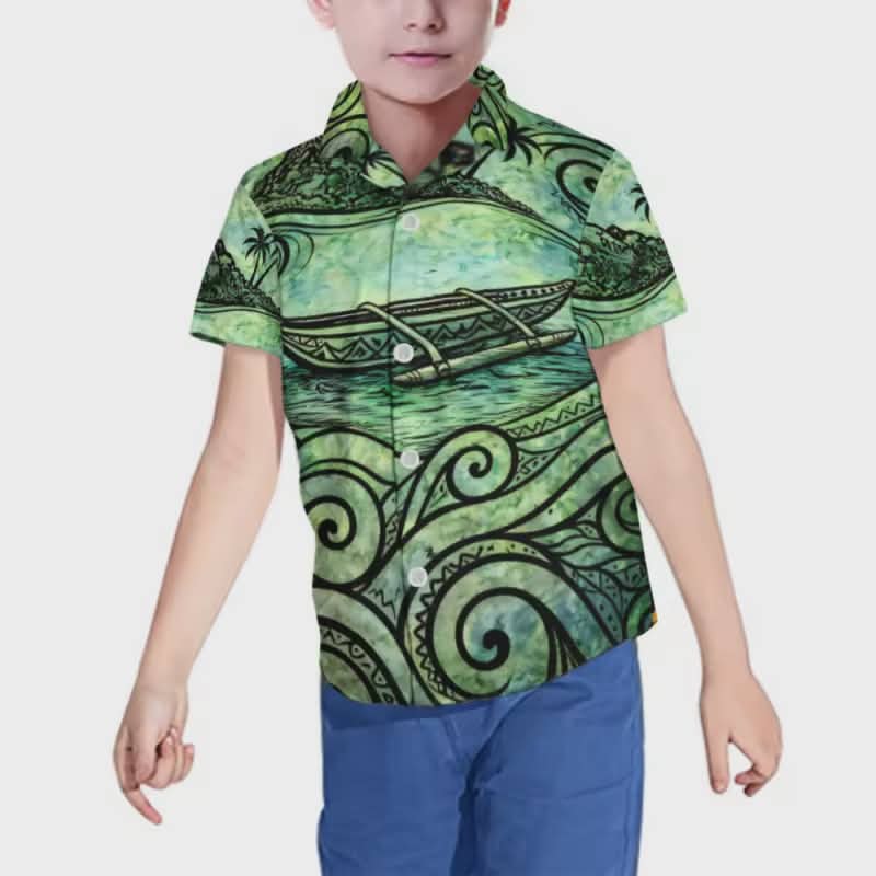 Chemise enfant tribal