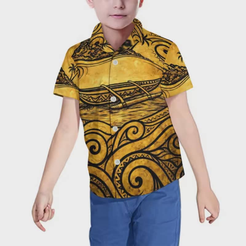 Chemise enfant tribal
