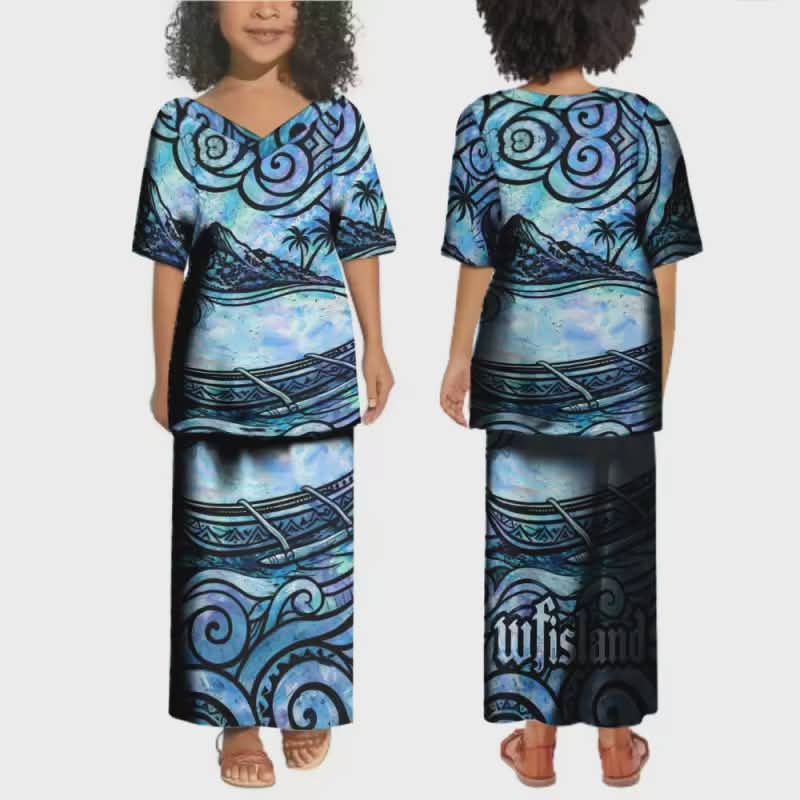 Ensemble fille tribal