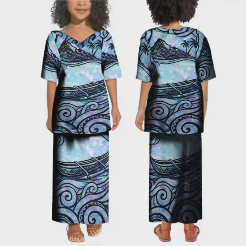 Ensemble fille tribal