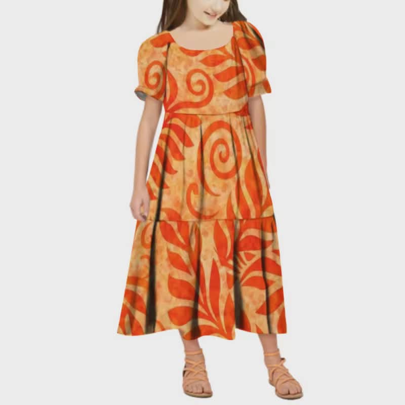 Robe longue tribal