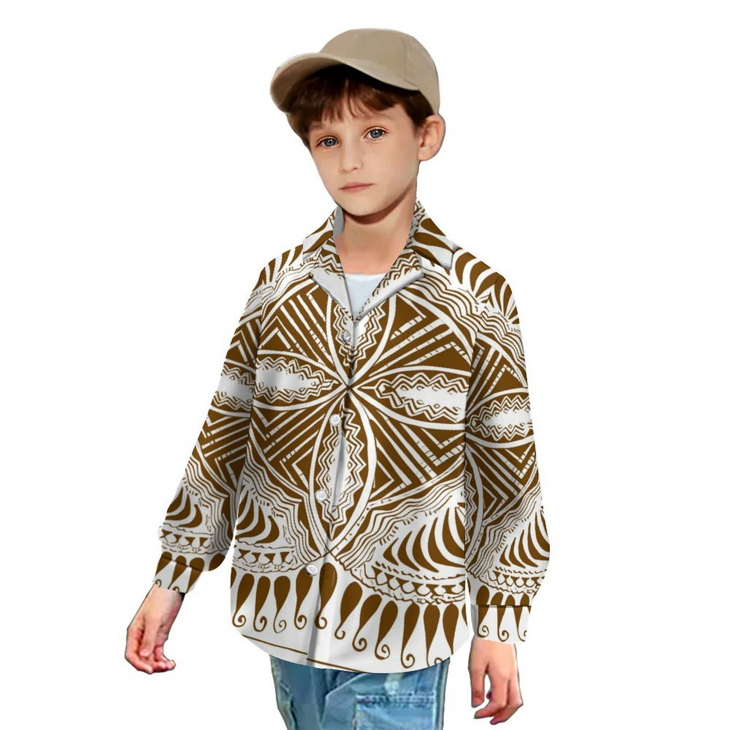 Chemise enfant manches longues tapa