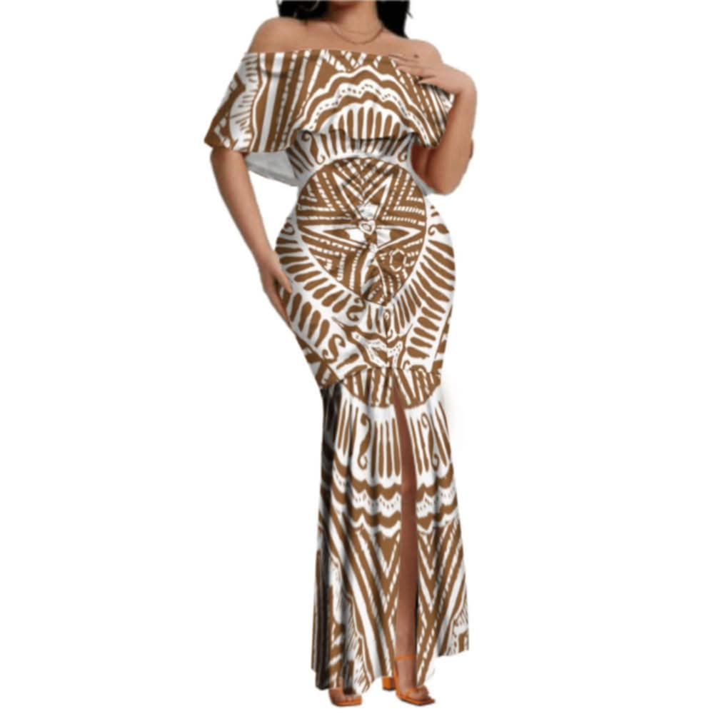 Robe longue mode tribal