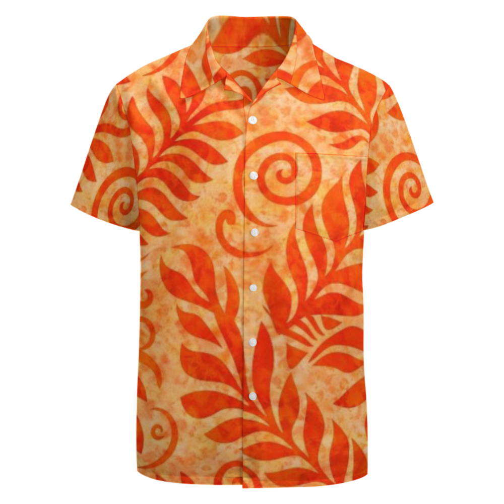 Chemise manches courtes tribal