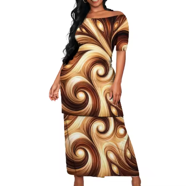 Ensemble femme motif polynésien