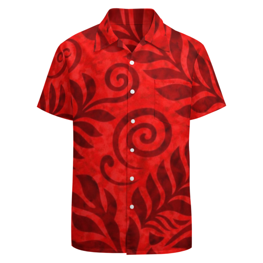 Chemise manches courtes tribal