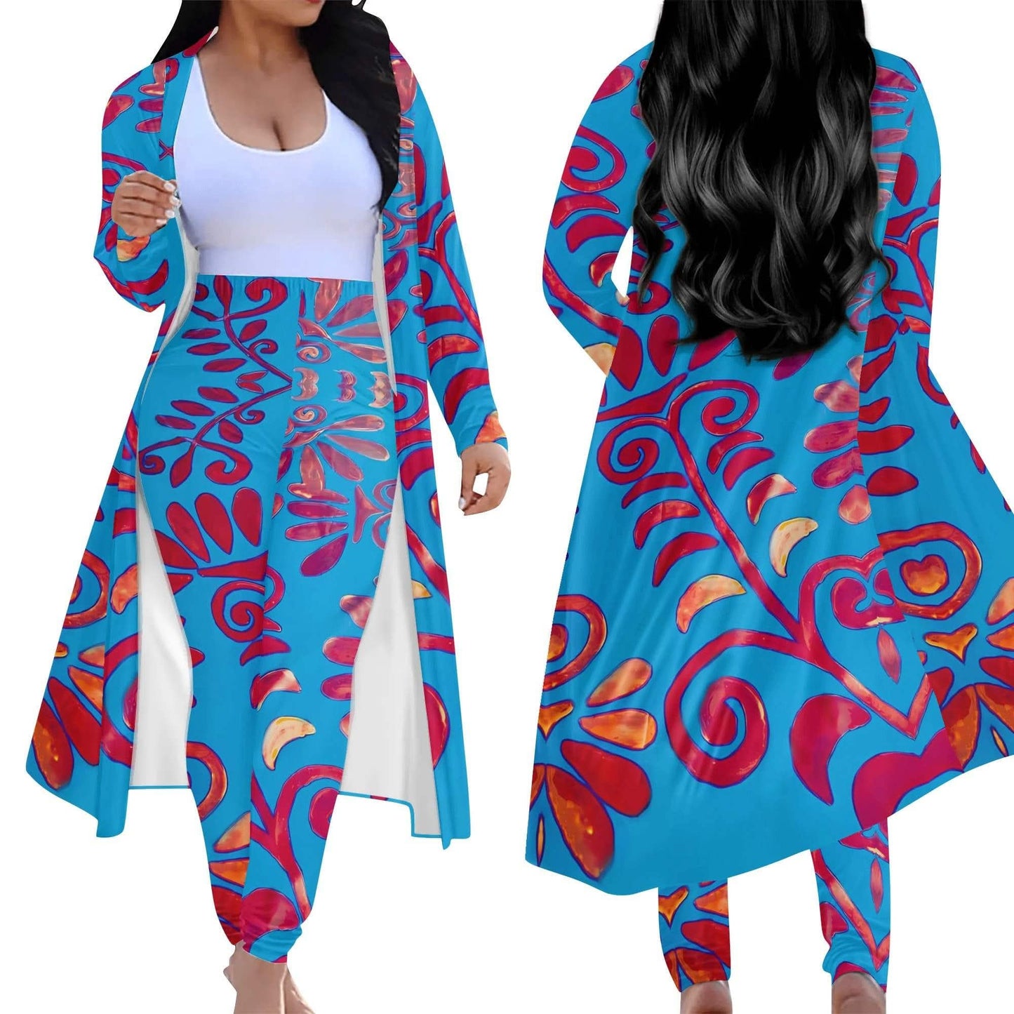 Cardigan tribal polynésien 3.0