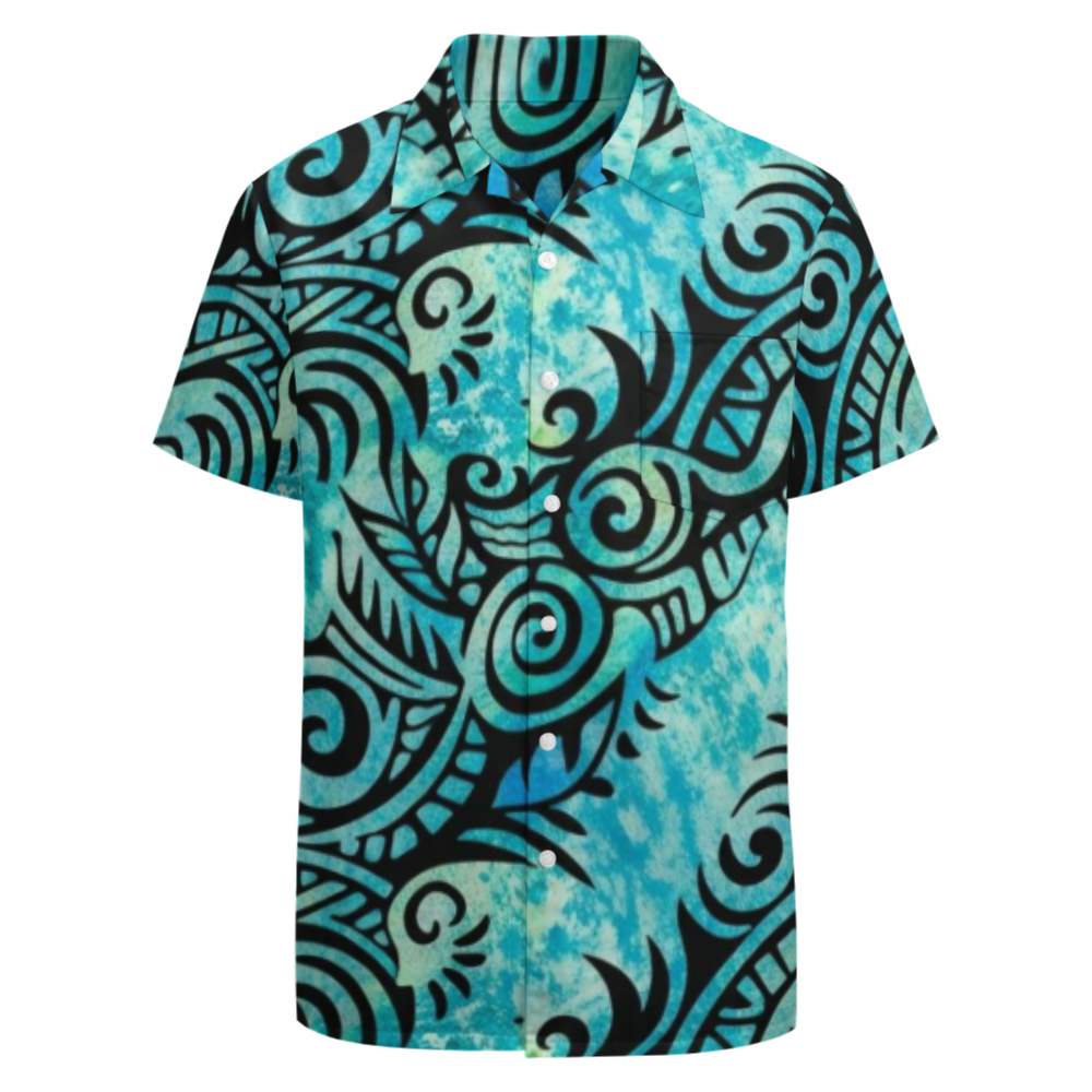Chemise homme art polynésien