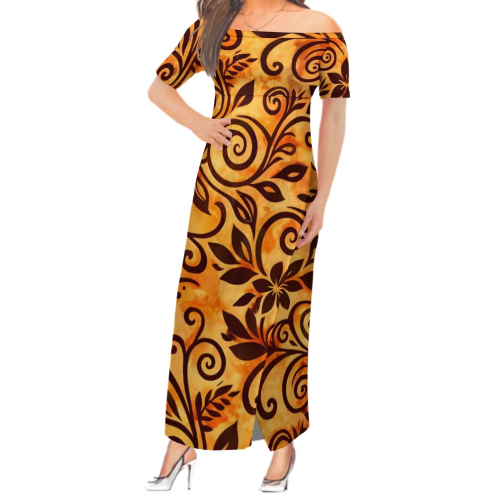 Robe femme art polynésien