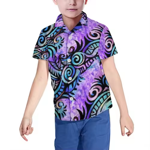 Chemise manches courtes garçon .