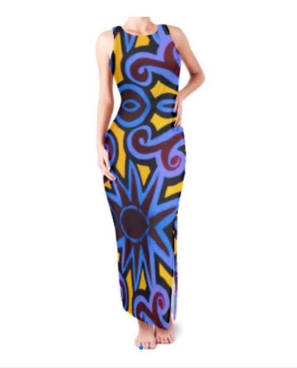 Robe longue tribal