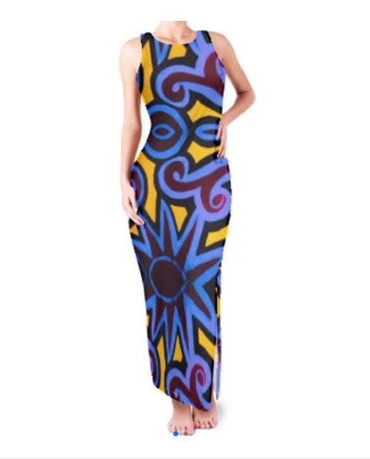 Robe longue tribal