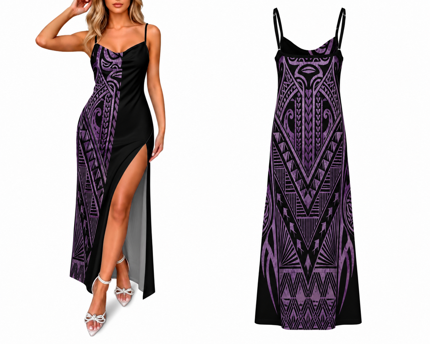 Robe longue femme bretelles