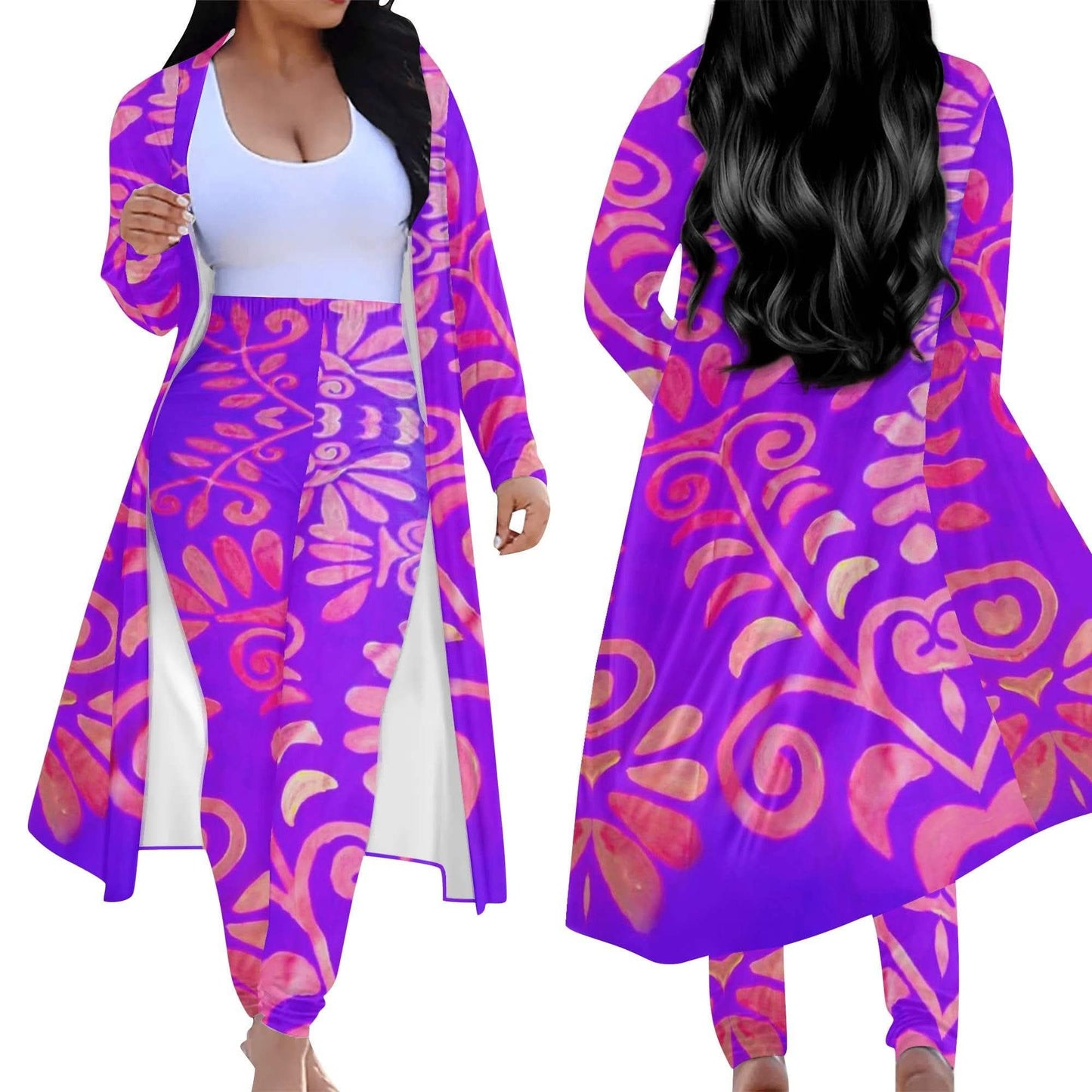 Cardigan tribal polynésien 3.0