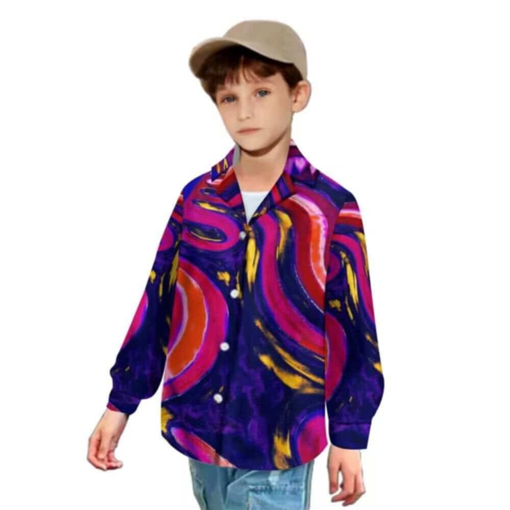 Chemise enfant  art polynésien(3)