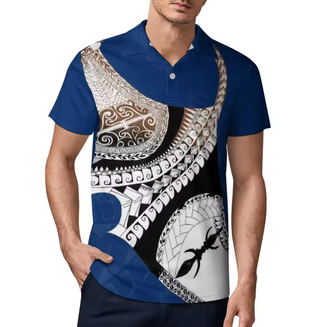 Polo homme polynésien