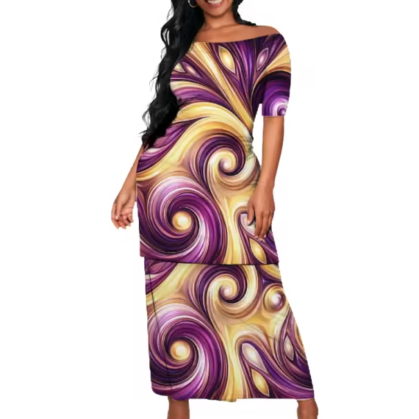 Ensemble femme motif polynésien