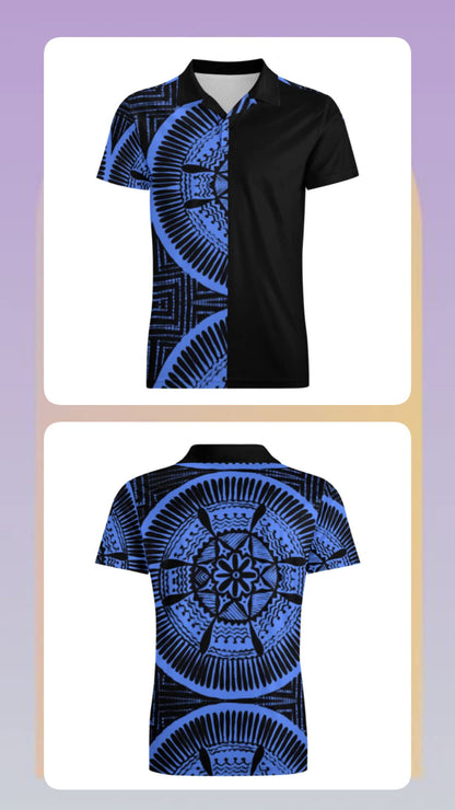 Polo homme tribal