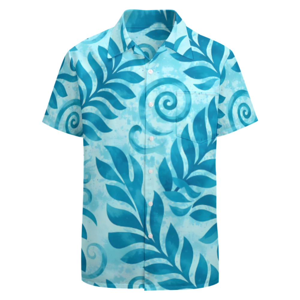 Chemise manches courtes tribal