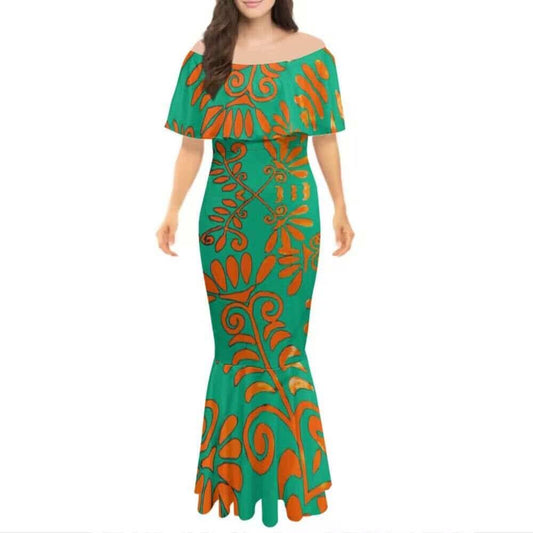 Robe longue tribal