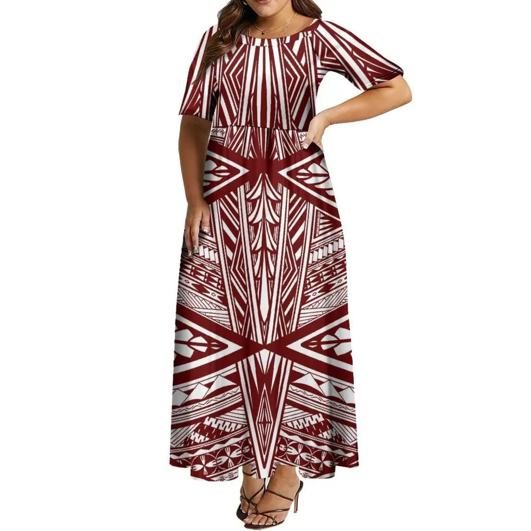Robe femme longue  tribal