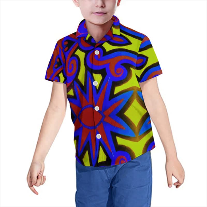 Chemise enfant art polynésien(2)