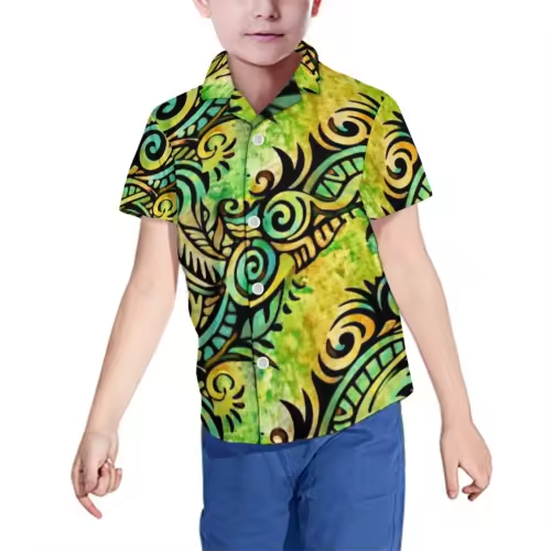Chemise manches courtes garçon .