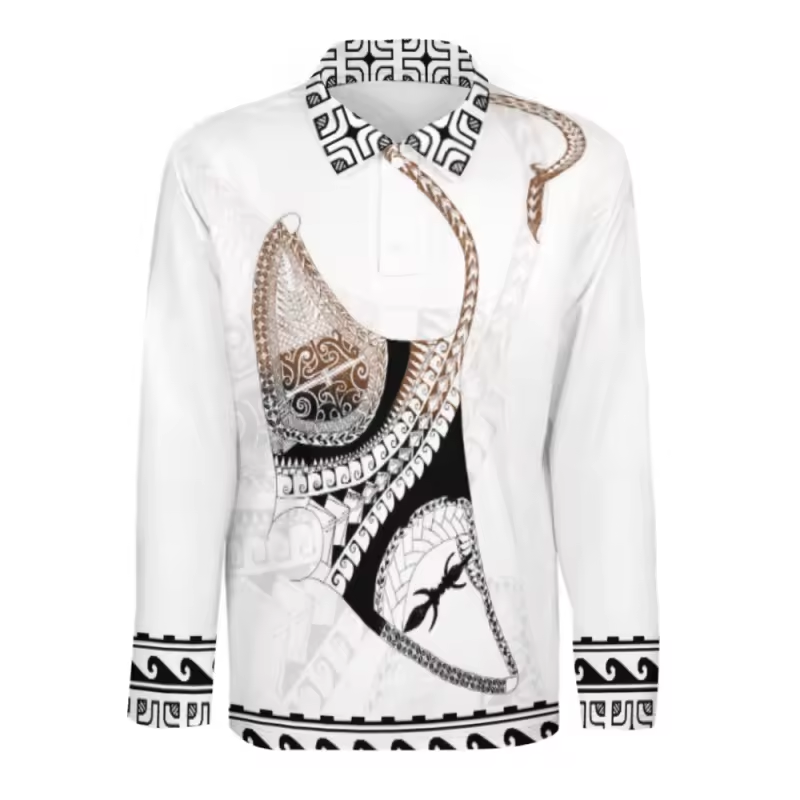 Polo homme manches longues
