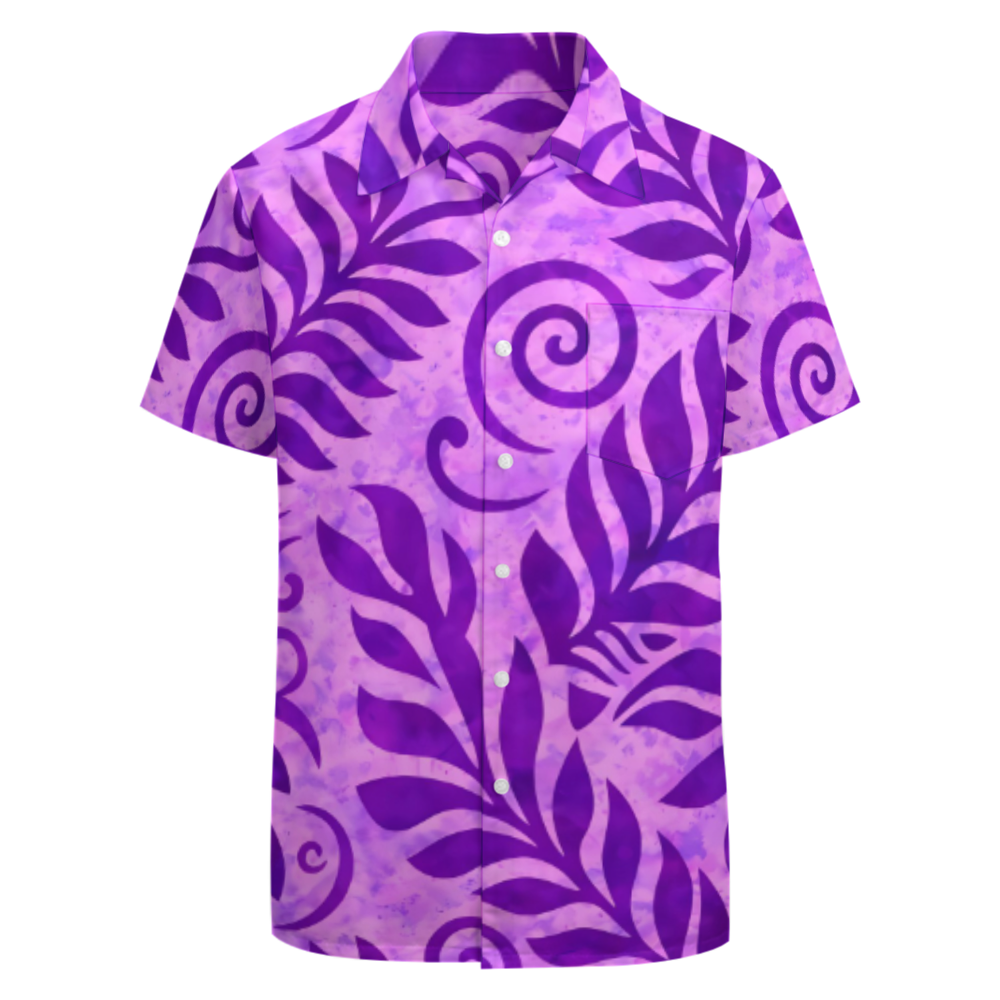 Chemise manches courtes tribal