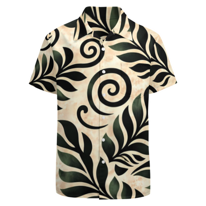 Chemise manches courtes tribal