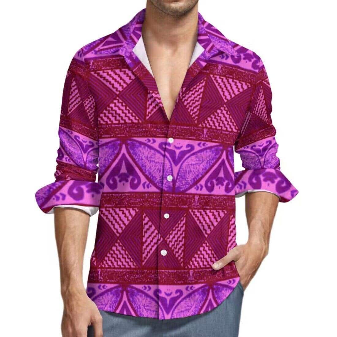 Chemise manches longues tribal(3)