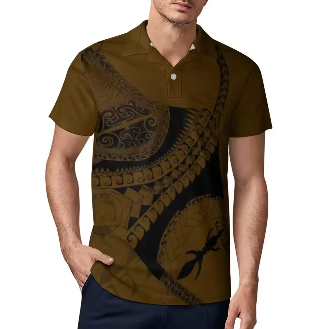 Polo homme polynésien