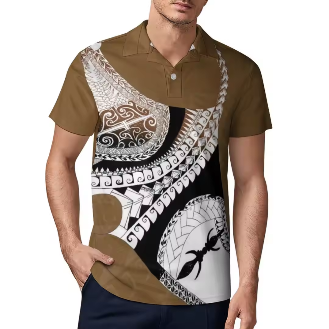Polo homme polynésien